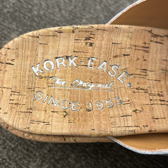 Kork Ease Menzie gold metallic platform sandals cork slides - Picture 7 of 14